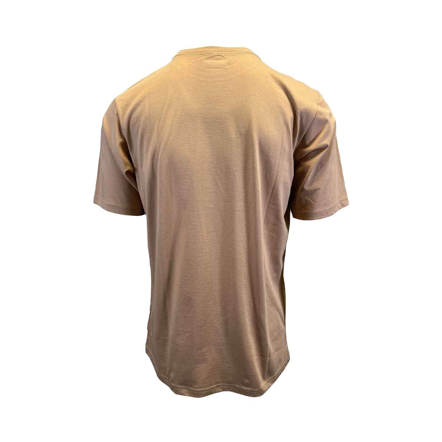 Columbia Men's Beige T-Shirt CSC Basic Logo Everyday Wear S/S (S03)