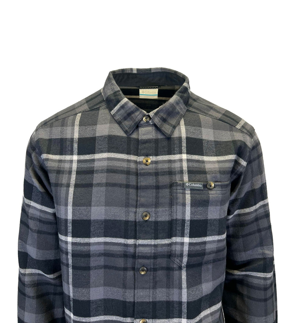 Columbia Men's Multi Plaid Shirt Pitchstone Flannel L/S - (010 & 464)