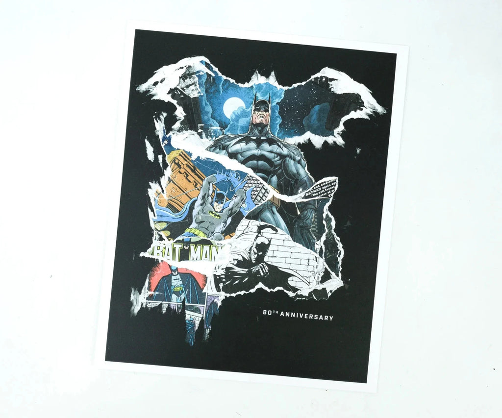 Dc Comics Batman 80th Anniversary Framed Canvas Wall Art - 23.5" x 17"