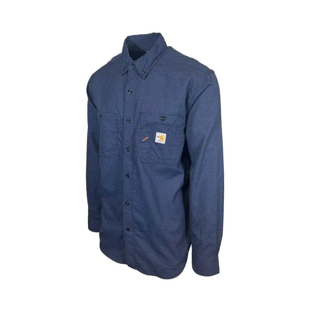 Carhartt FR Men's Navy Shirt Flame Resistant Long Sleeve Lightweight (S02)