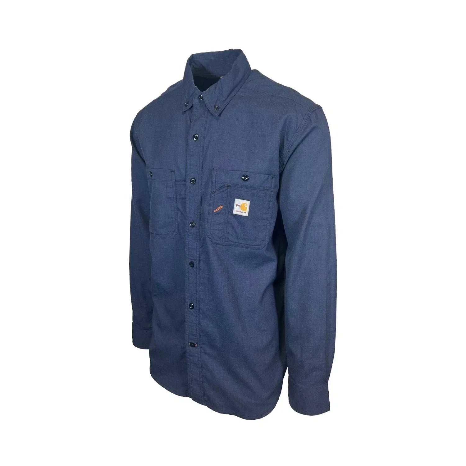 Carhartt FR Men's Navy Shirt Flame Resistant Long Sleeve Lightweight (S02)