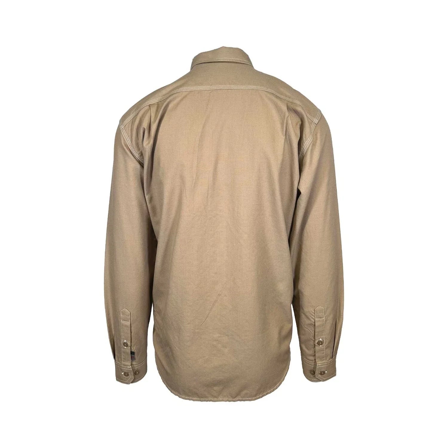 Carhartt FR Men's Dark Khaki Shirt Flame Resistant Long Sleeve Lightweight (S04
