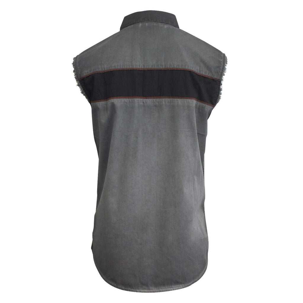 HD Branded Men's Blackened Pearl Iron Bond Blowout Sleeveless Shirt