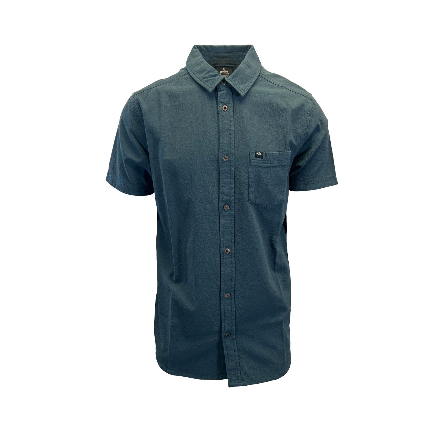 Rip Curl Men's Black & Pine Night Shirt Classic Surf Washed S/S (S15 - S16)