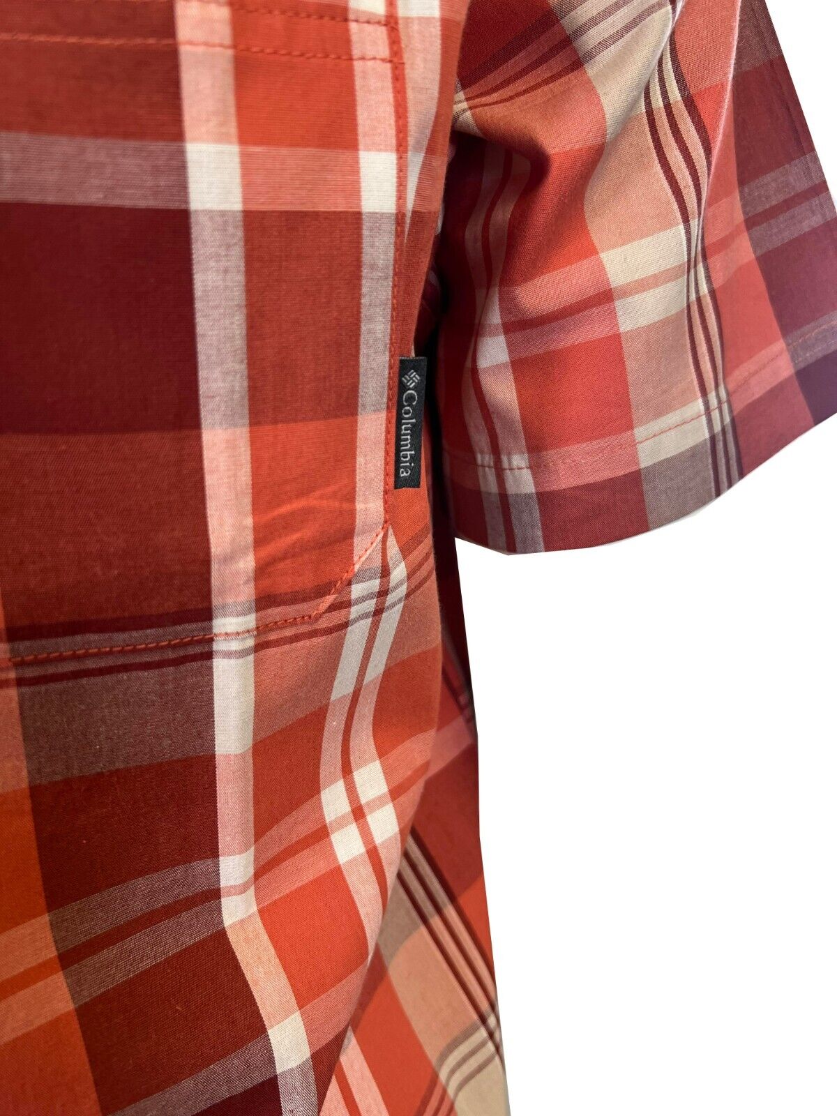 Columbia Men's Tuscan Multi Plaid Rapid Rivers II Short Sleeve Shirt (850)