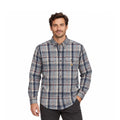 Carhartt FR Men's Slate Blue Plaid Shirt -Rugged Flex Work Wear L/S CAT 2 (S371)