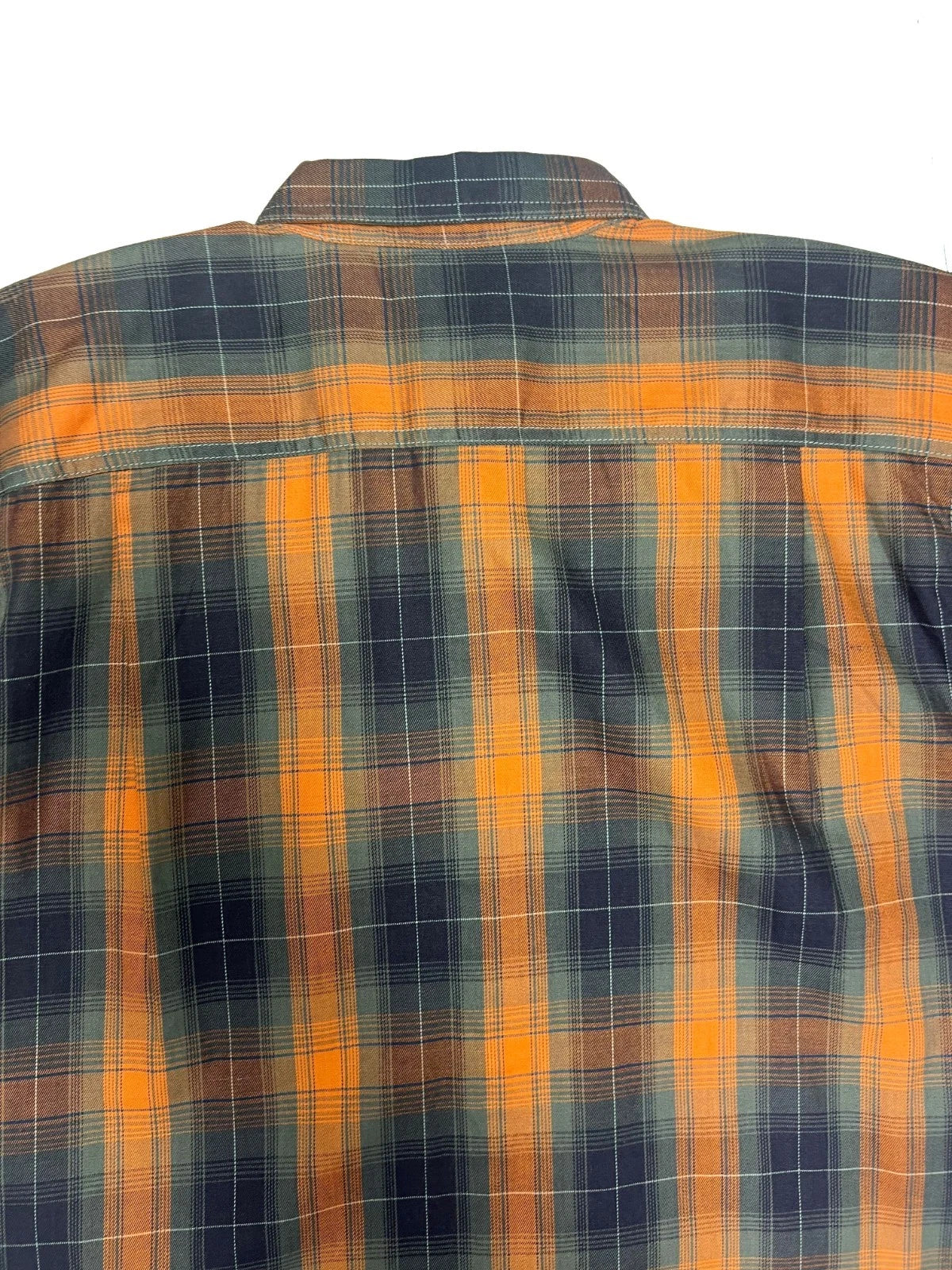 Carhartt FR Men's Orange Shirt Flex Loose Fit Midweight Twill Plaid L/S (S361)
