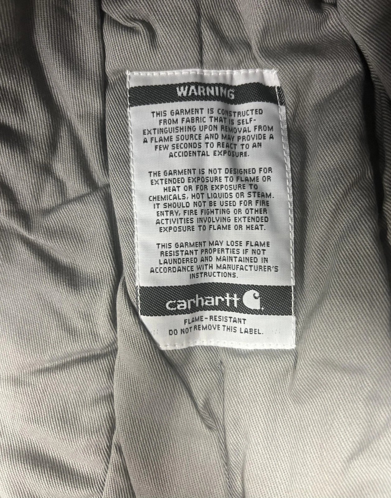 Carhartt FR Navy Hood Insulated Quick Duck Thinsulate Flame Resistant CAT3 (S01)