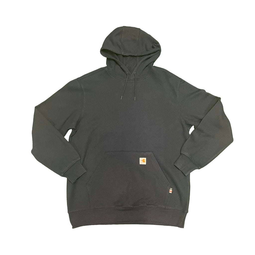 Carhartt FR Men's Navy Sweatshirt Midweight Hooded Pullover (S44)