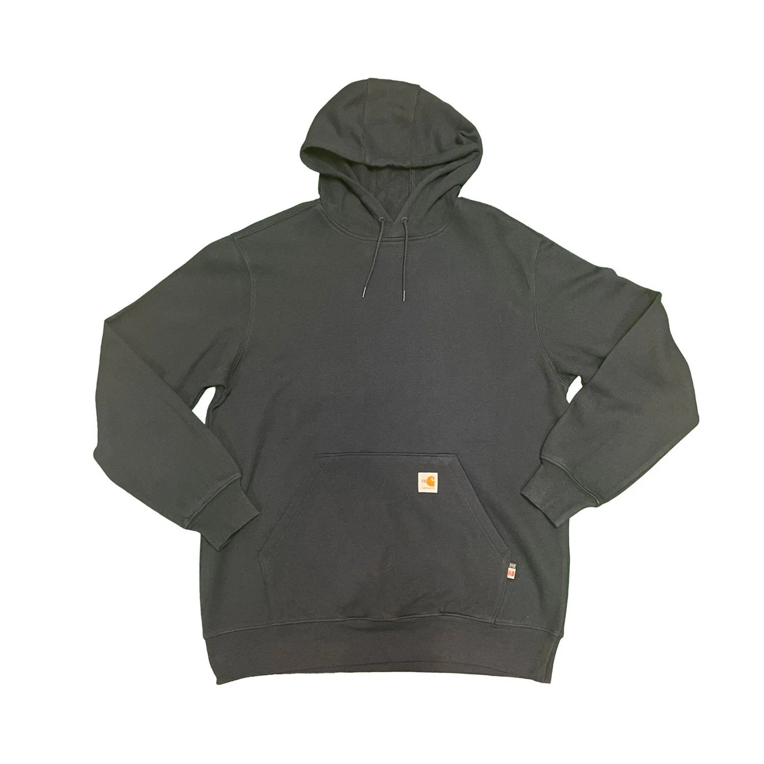 Carhartt FR Men's Navy Sweatshirt Midweight Hooded Pullover (S44)