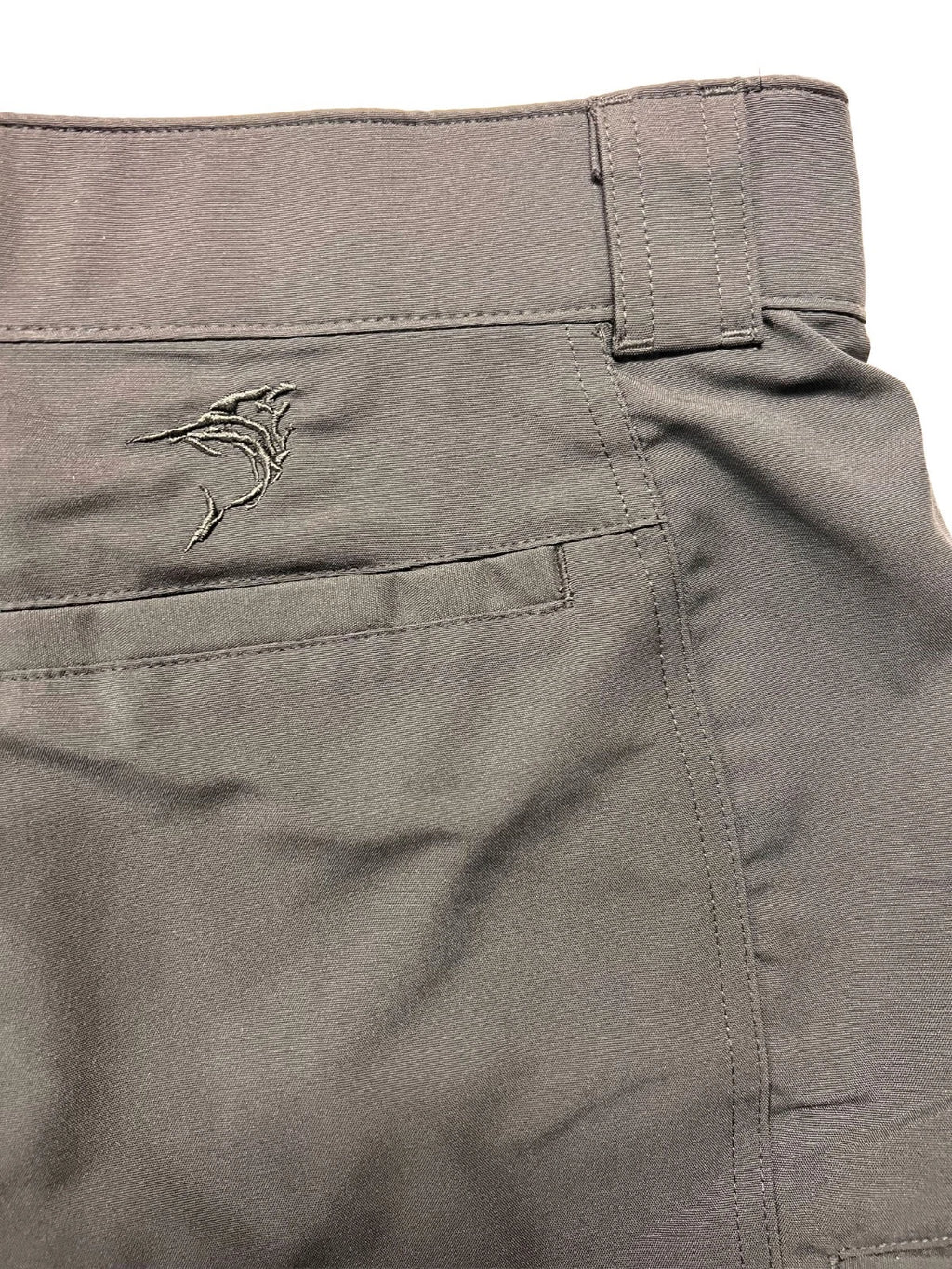 Bimini Bay Outfitters Men's Dark Grey Short Bluefin II Performance Cargo (S11)