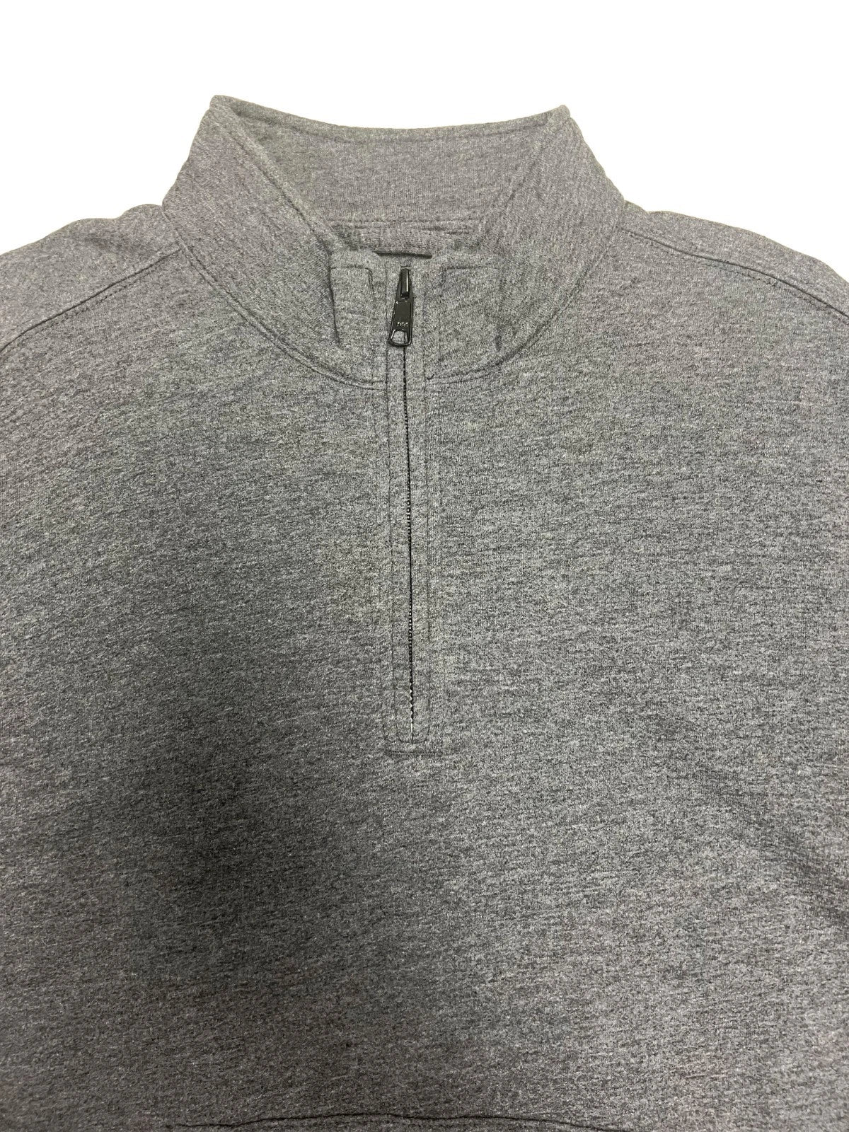 Carhart FR Men′s Granite Heather Sweatshirt Quarter Zip Mock Neck (S52)