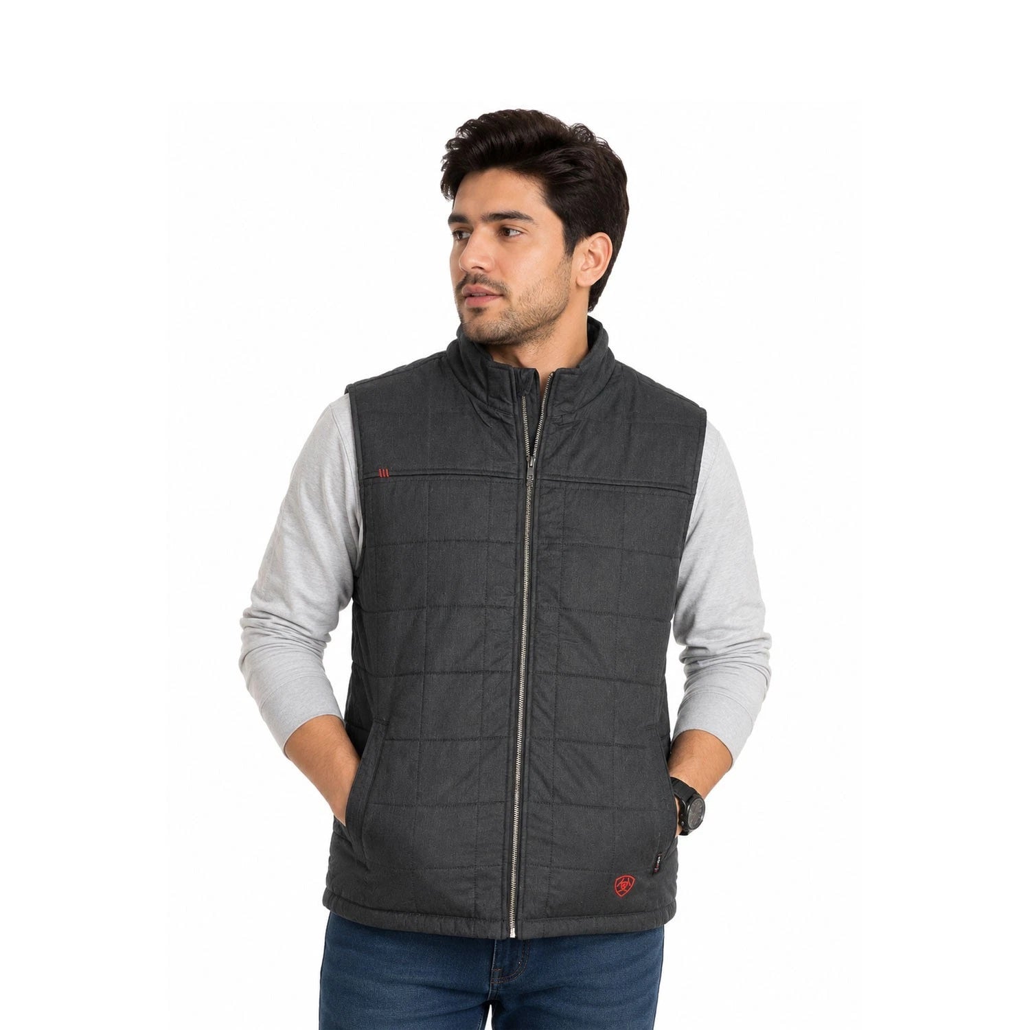 Ariat FR Men's Vest Insulated Quilted Work Sleeveless Zip CAT4 (S65)