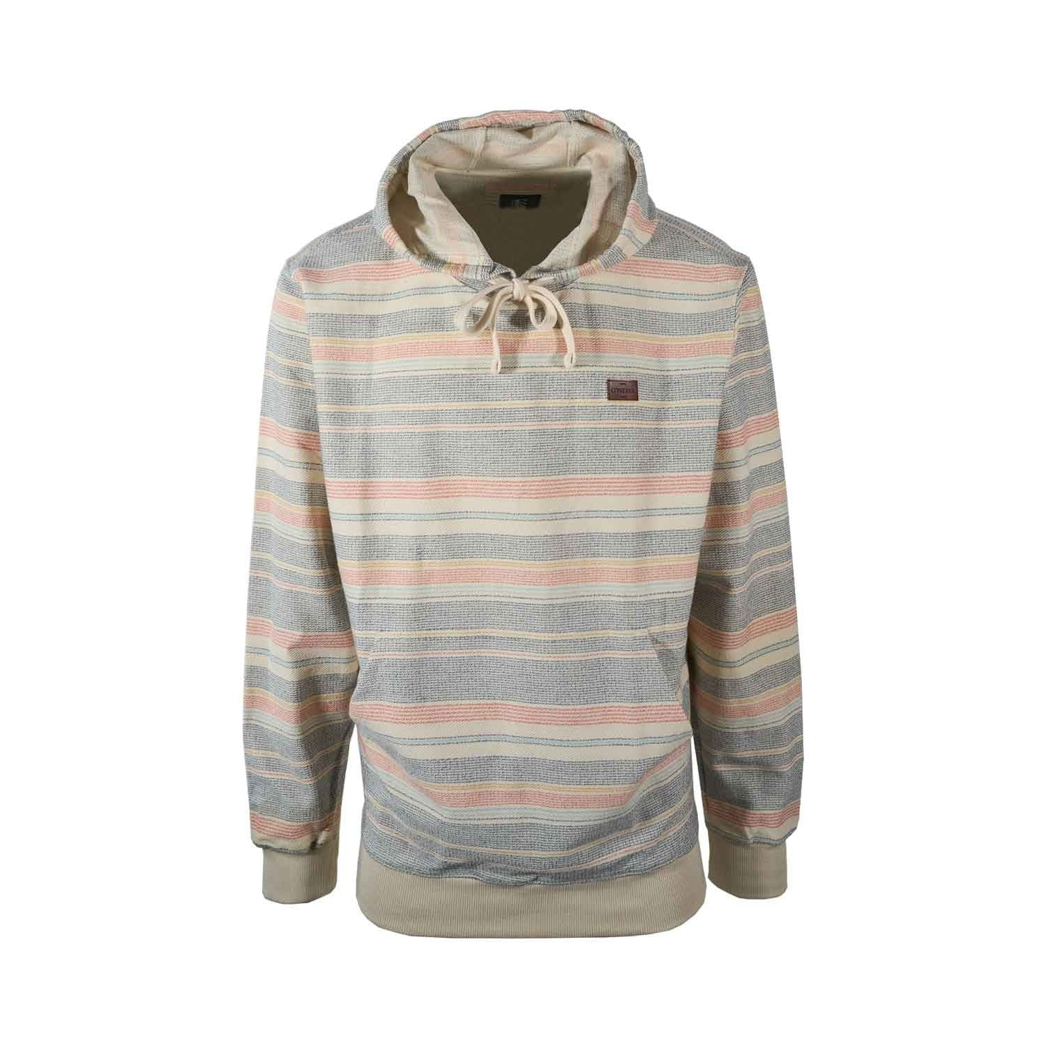 O'Neill Men's Hoodie Bavaro Stripe Pullover Yarn Dye French Terry