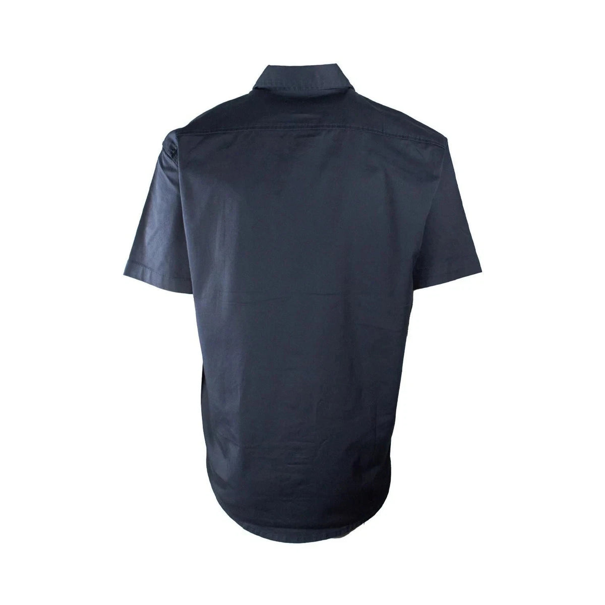 DieHard Men's Navy Blazer Shirt Work Twill Resists Short Sleeve - 2 PACK