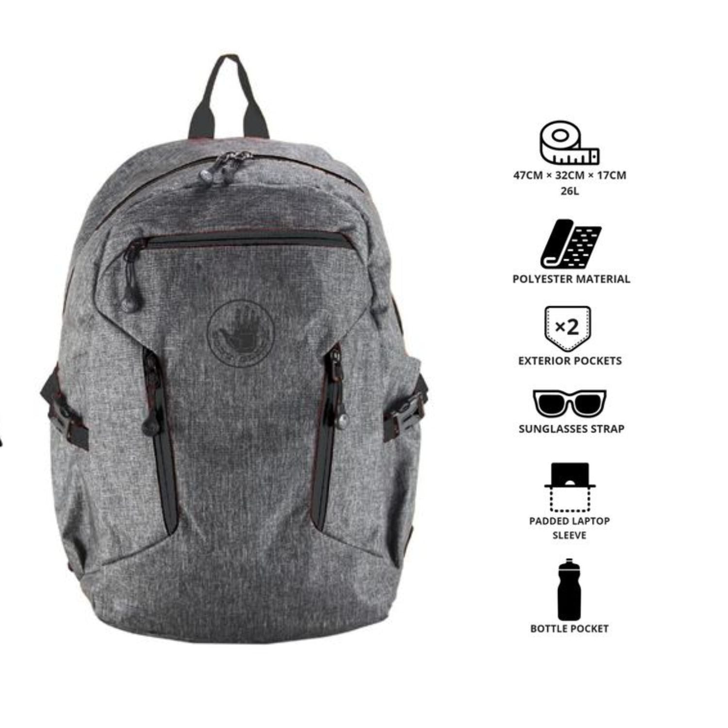 Body Glove Edgemere Backpack - Grey (S08)