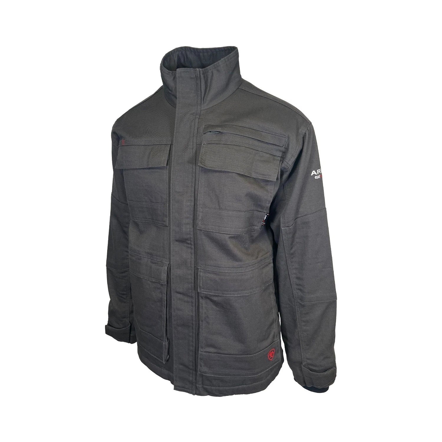 Ariat FR Men's Dark Grey Canvas Stretch Jacket Long Sleeve (S63)