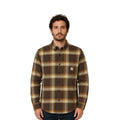 Carhartt Men's Chestnut Plaid Shirt Rugged Flex Relaxed Fit L/S (S357)