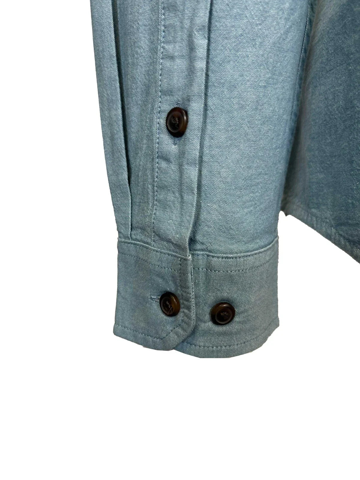 Carhartt Men's Blue Chambray Shirt Loose Fit Midweight L/S (350)