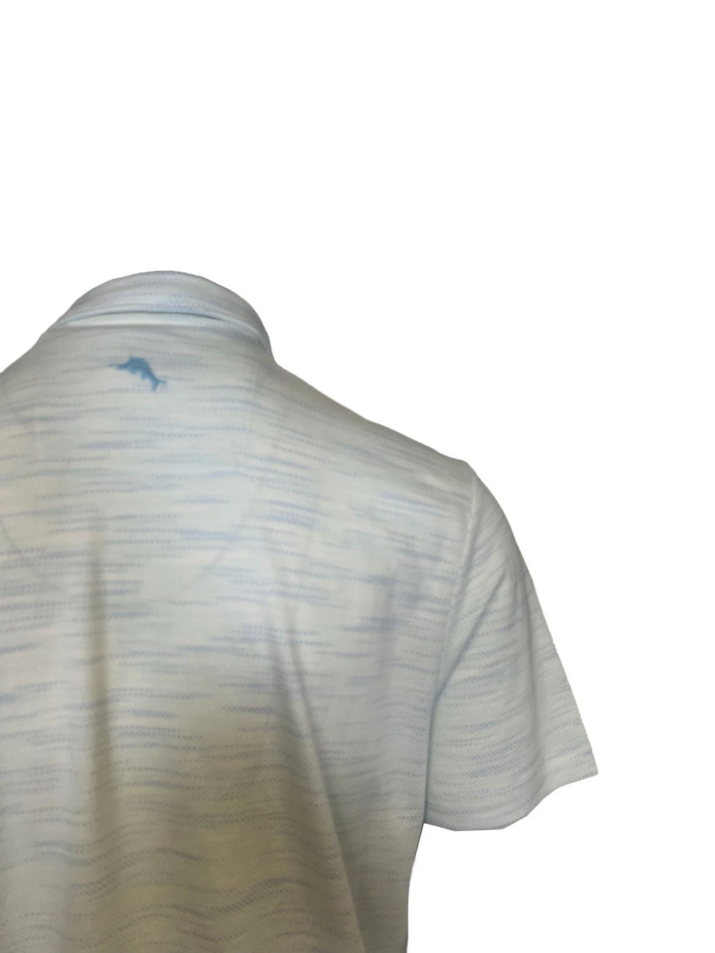 Tommy Bahama Men's Air Blue T-Shirt Ocean Sails Knit Polo 3 Buttons S/S (S62)