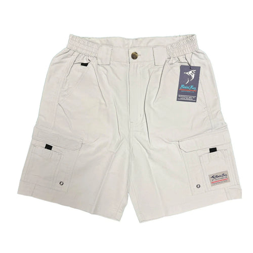 Bimini Bay Outfitters Men's Glacier White Short Boca Grande II Fishing (S02)