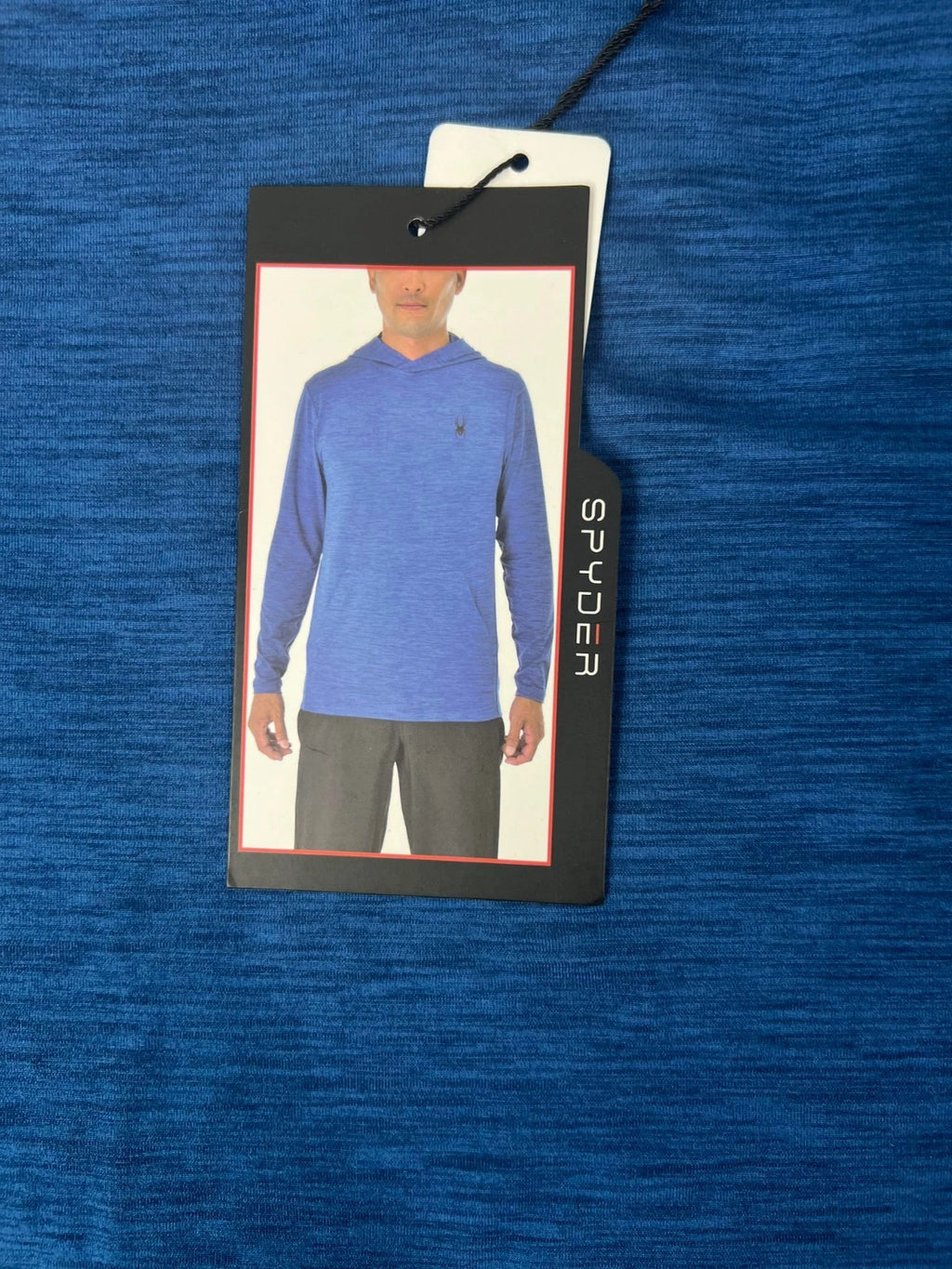 Spyder Men's Blue Hoodie - Performance Lightweight Pullover 2 Pack (S15)