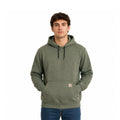 Carhartt FR Men's Moss Green Sweatshirt Midweight Hooded Pullover (S55)