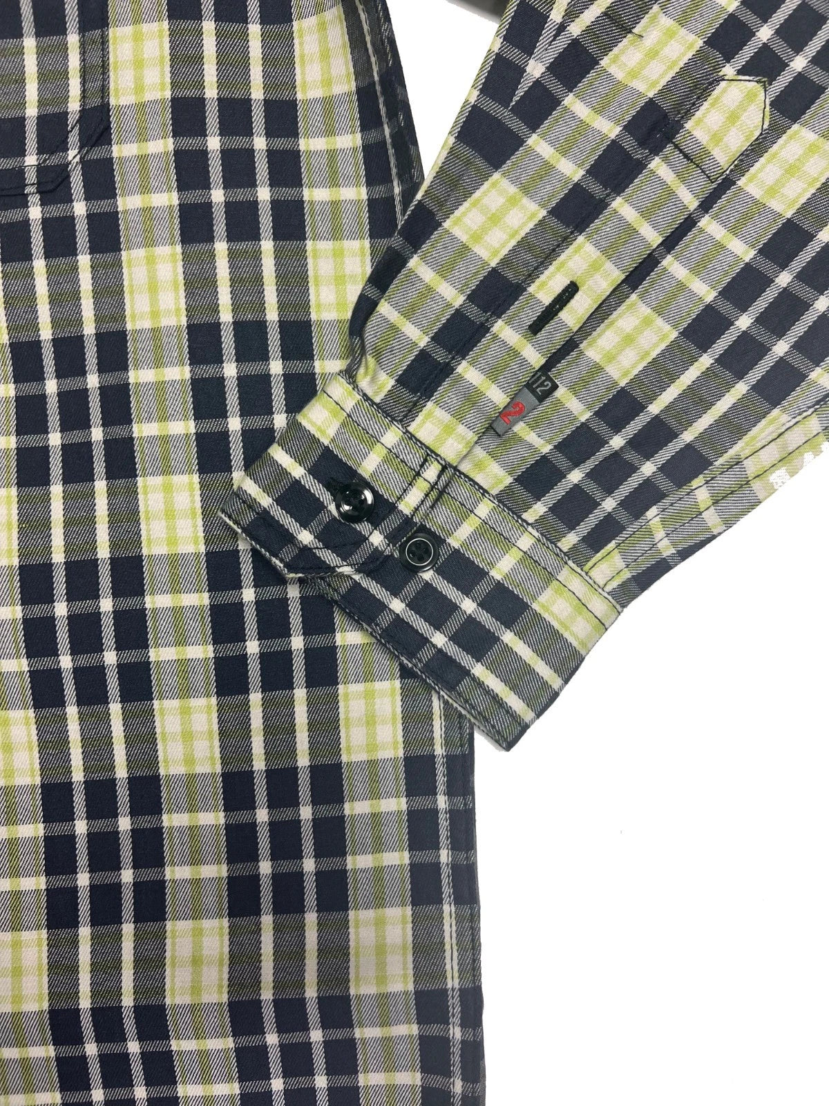 Carhartt FR Men's Sour Apple Shirt Rugged Flex Original Fit Plaid L/S (S366)
