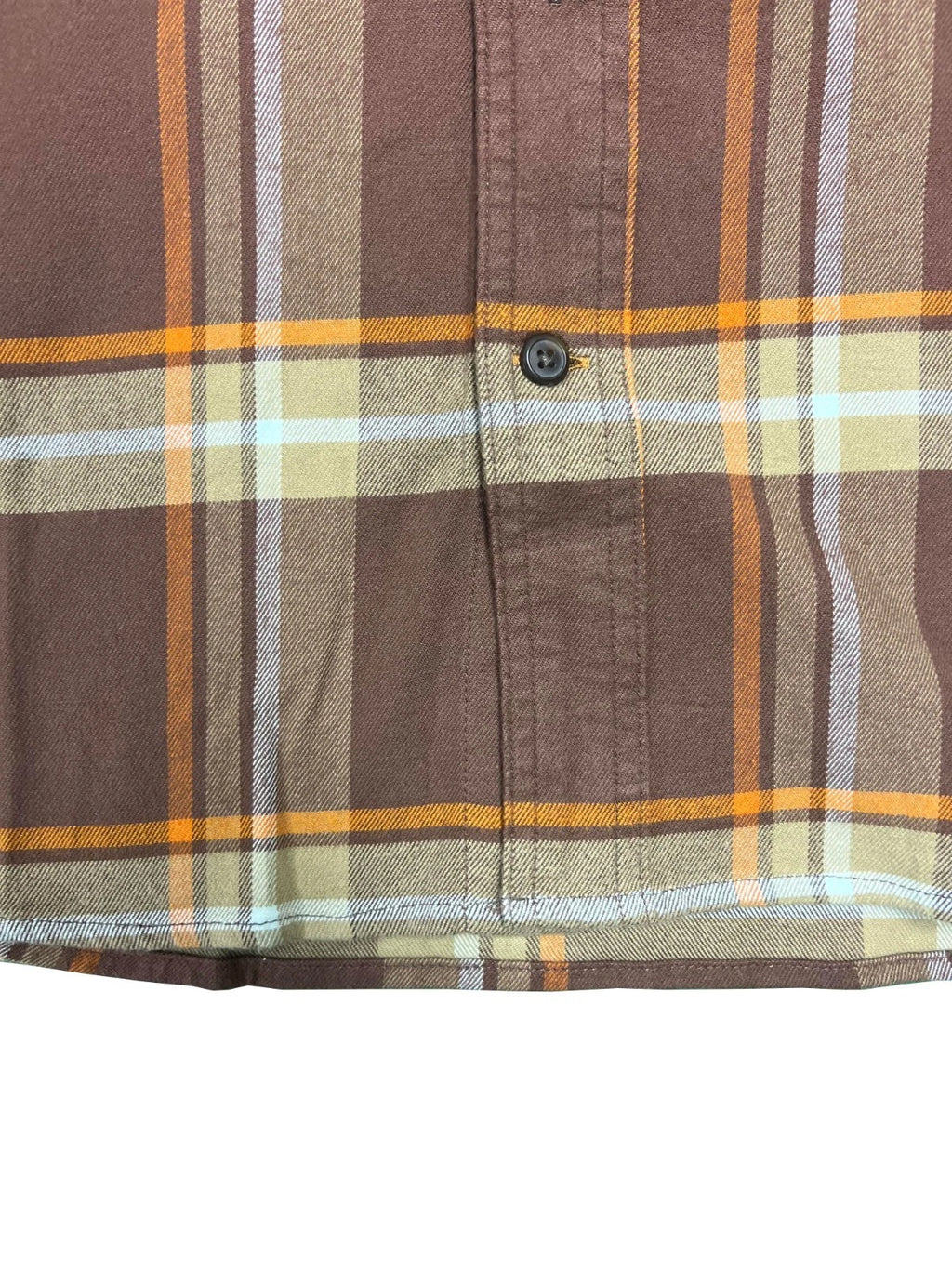 Carhartt Men's Chestnut Plaid Shirt Rugged Flex Relaxed Fit L/S (S357)