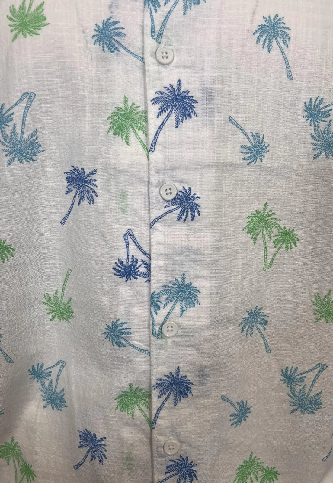 Rumors Men's Printed Shirt - Blue Tonal & White Palm 2 Pack S/S (S02 + S04)