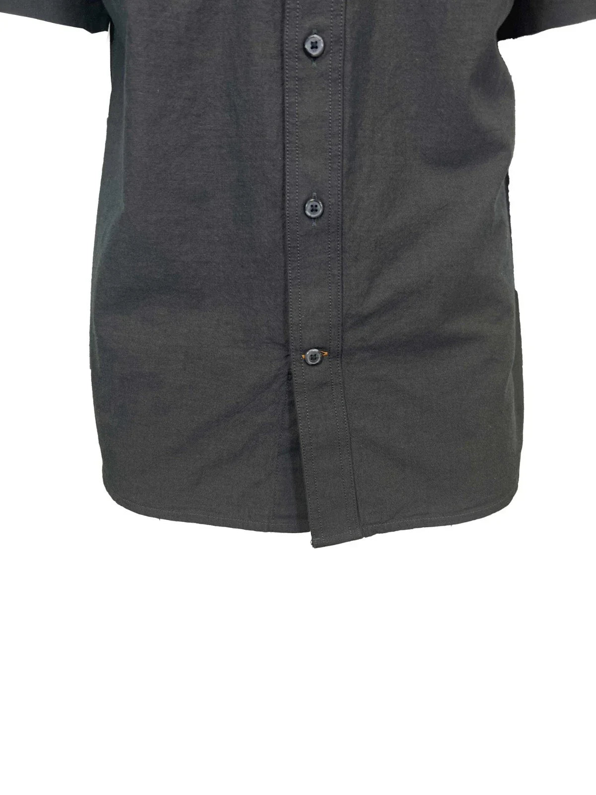 Carhartt Men's Black Chambray Shirt Loose Fit Medium weight S/S (352)