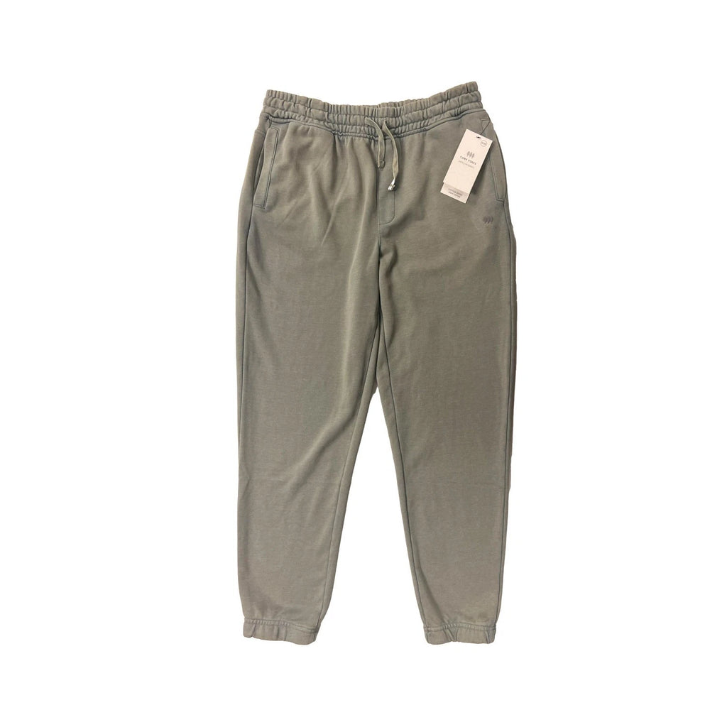 Croy Vines Men's Olive Joggers - Drawstring Elastic Waist Pants - 2 Pack (S01)
