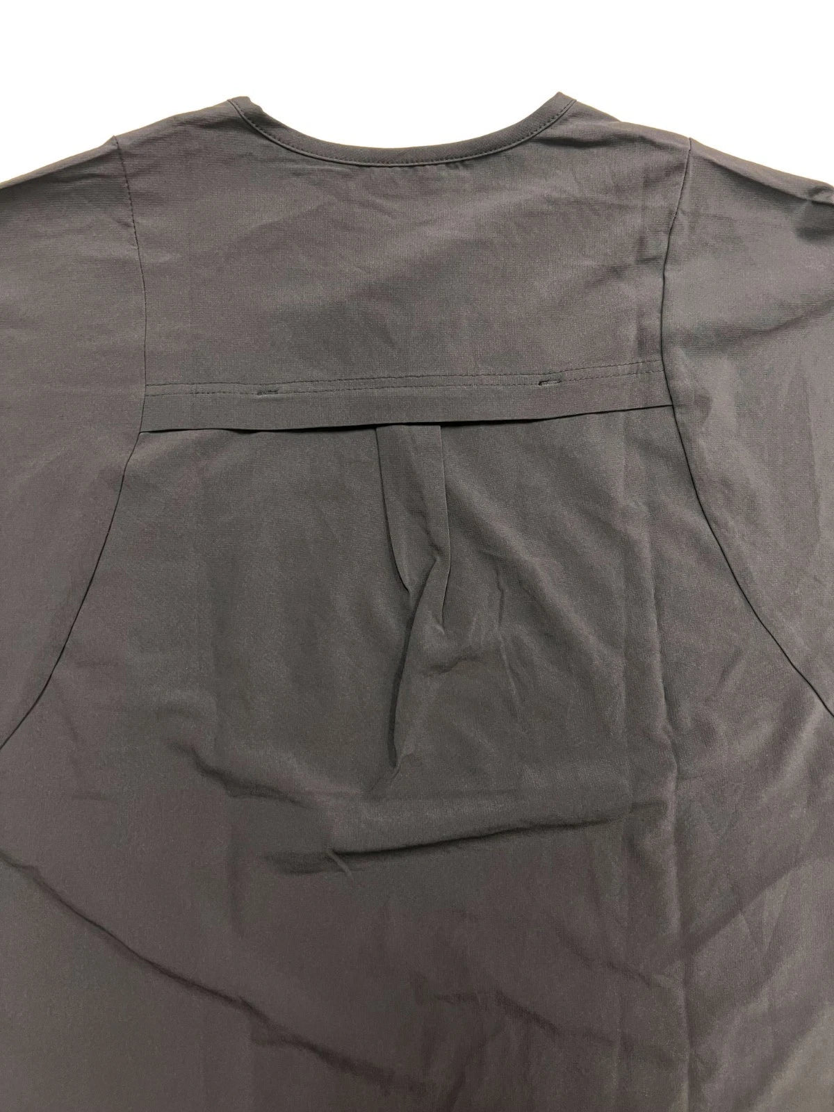 Carhartt Women's Pewter Grey Scrub - V-Neck Rugged Flex Force Logo Top (S50)