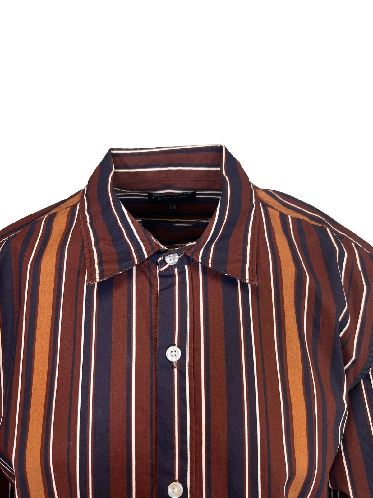 Rumors Men's Printed Shirt - Blue Tonal & Purple Striped 2 Pack S/S (S04 + S05)
