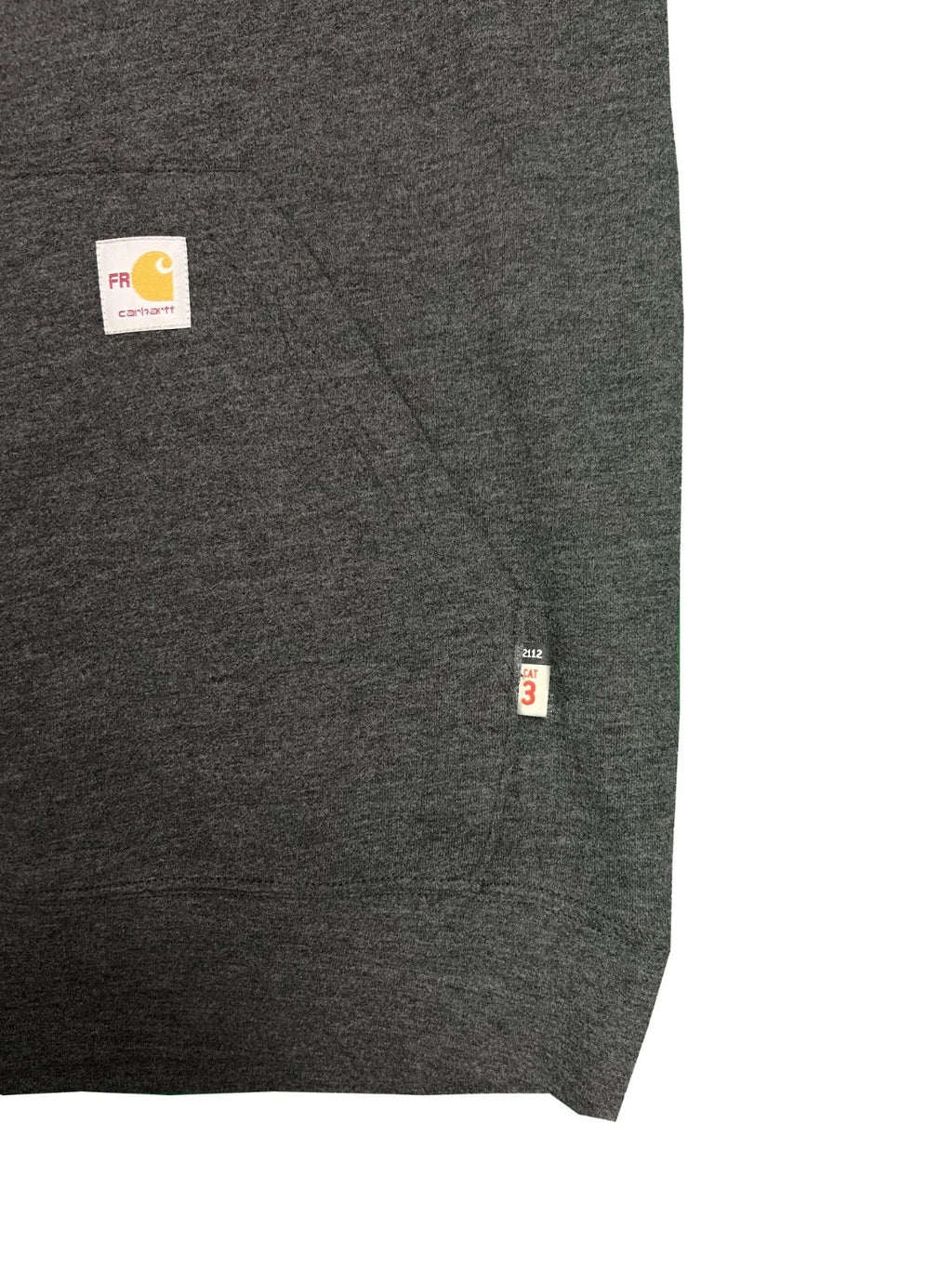 Carhartt FR Men's Carbon Heather Sweatshirt Midweight Hooded Pullover (S43)
