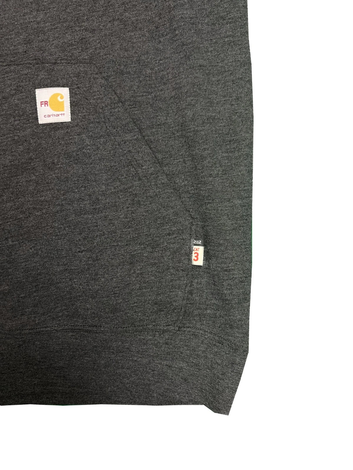 Carhartt FR Men's Carbon Heather Sweatshirt Midweight Hooded Pullover (S43)