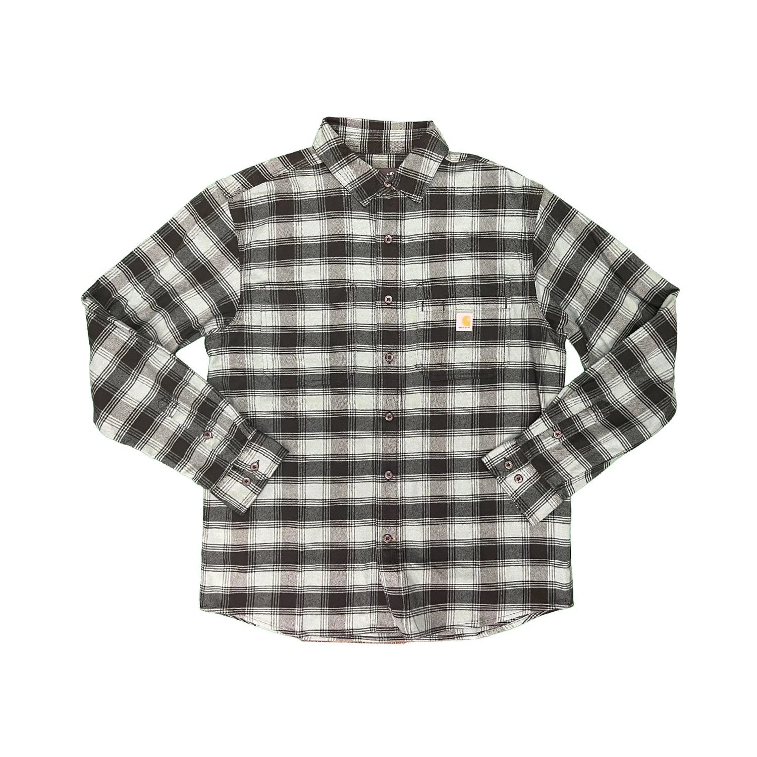 Carhartt Men's Sean Pine Shirt Plaid Rugged Flex Relaxed Fit Flannel L/S (S359)