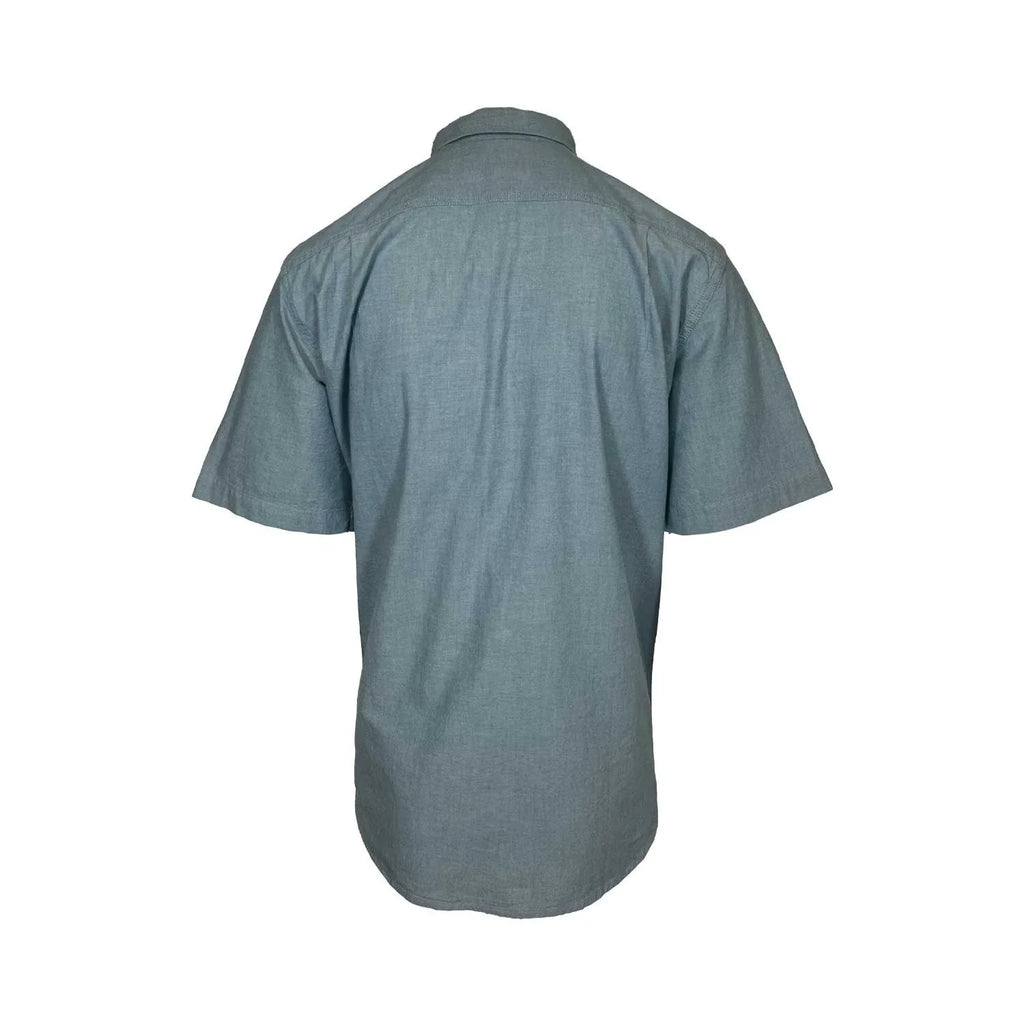 Carhartt Men's Blue Chambray Shirt Loose Fit Midweight S/S (351)