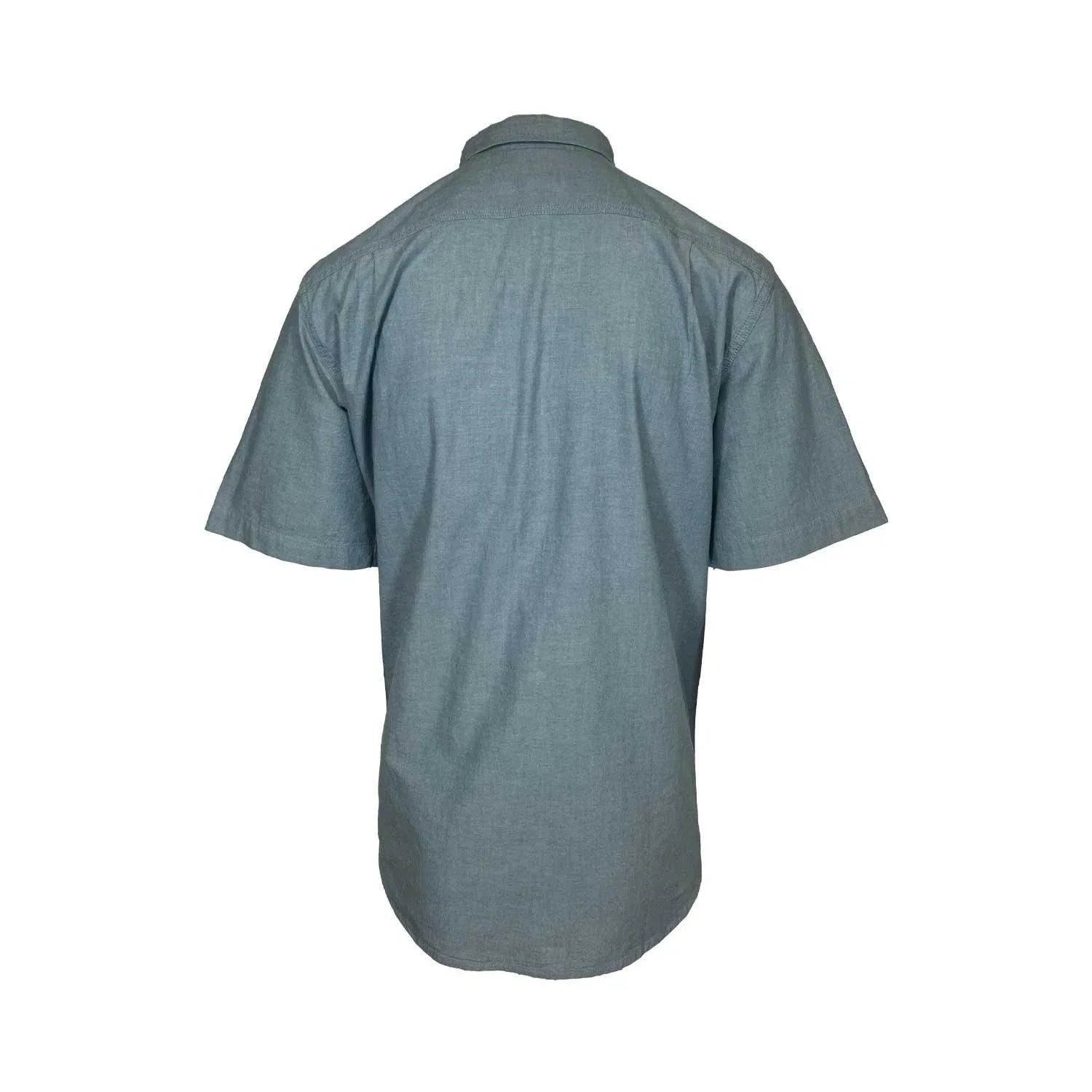 Carhartt Men's Blue Chambray Shirt Loose Fit Midweight S/S (351)