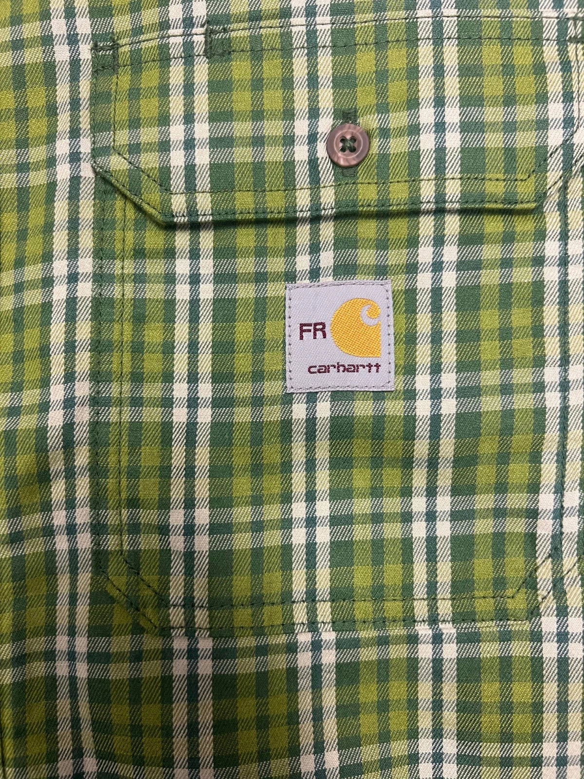 Carhartt FR Men's Chive Shirt Rugged Flex Loose Fit Twill Plaid L/S (S363)
