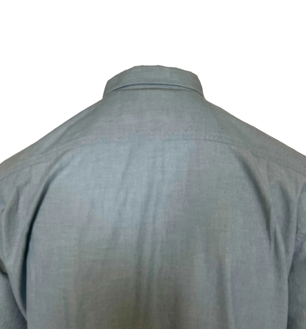 Carhartt Men's Blue Chambray Shirt Loose Fit Midweight S/S (351)