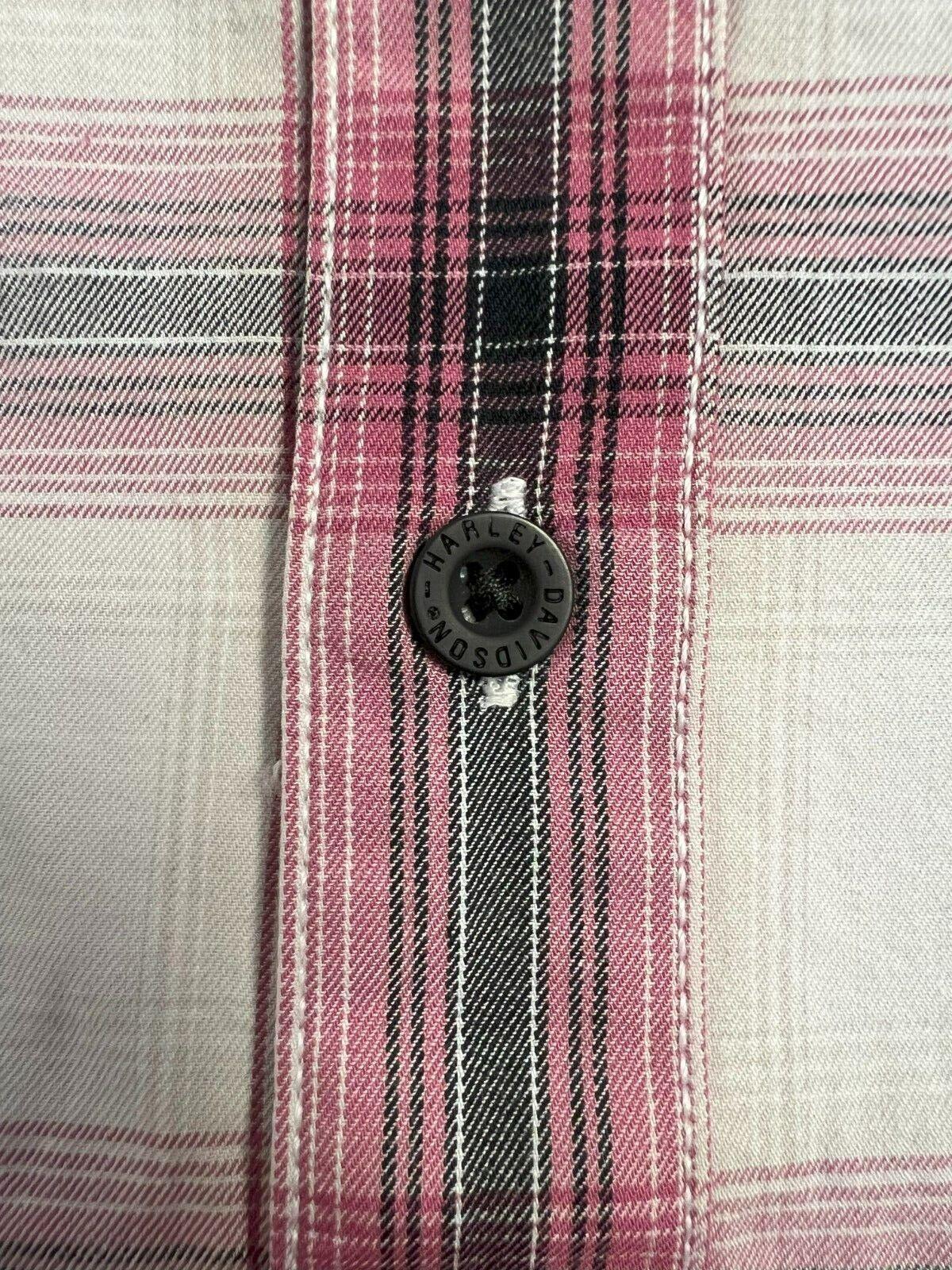 HD Branded Men's Shirt Red Plaid Forever S/S Woven (S54)