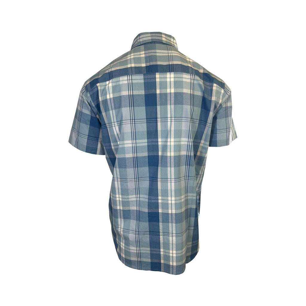 Columbia Men's Ripple Blue Multi Plaid Rapid Rivers II Short Sleeve Shirt (429)