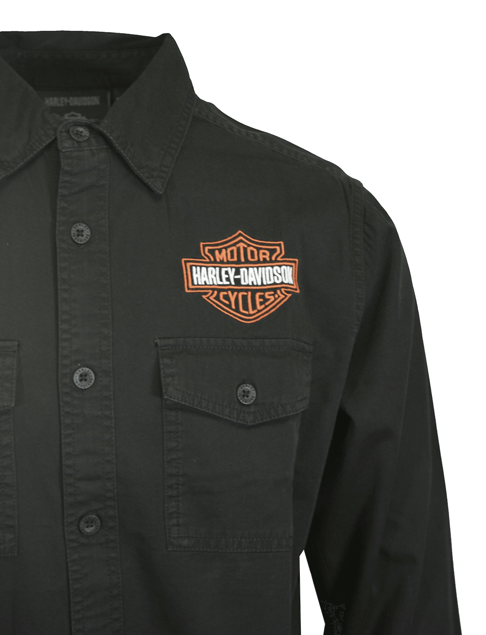 HD Branded Men's Shirt  Beauty Bar & Shield Long Sleeve (S65)