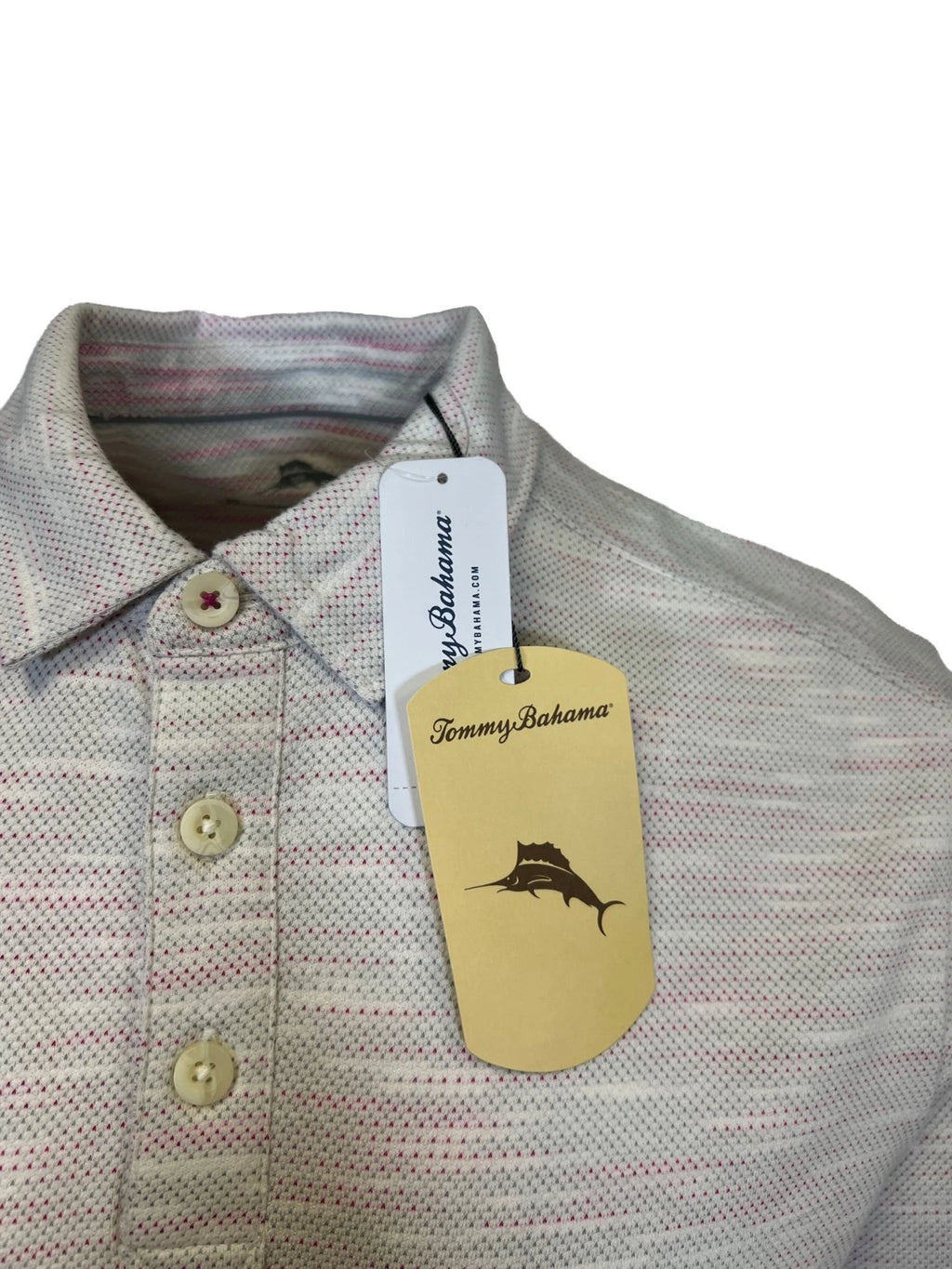 Tommy Bahama Men's Festival T-Shirt Ocean Sails Knit Polo 3 Buttons S/S (S63)