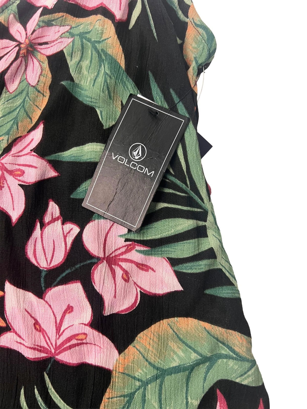 Volcom Women's Multi Color Dress - Boss Beach Lightweight Soft (S02)