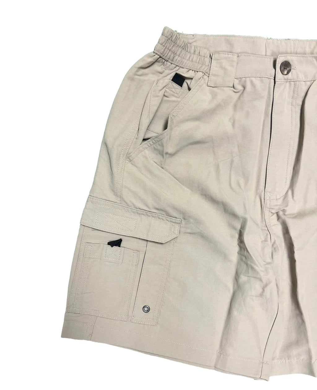 Bimini Bay Outfitters Men's Khaki Short Boca Grande II Fishing (S05)