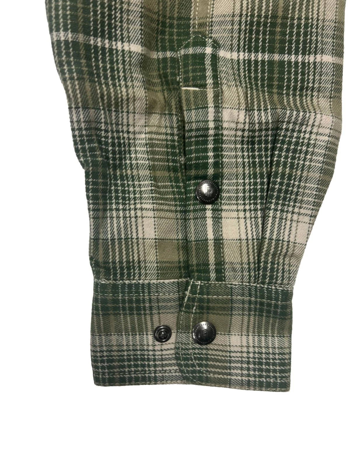 Ariat FR Men's Green Plaid Shirt Monument Jacket Long Sleeve (S59)