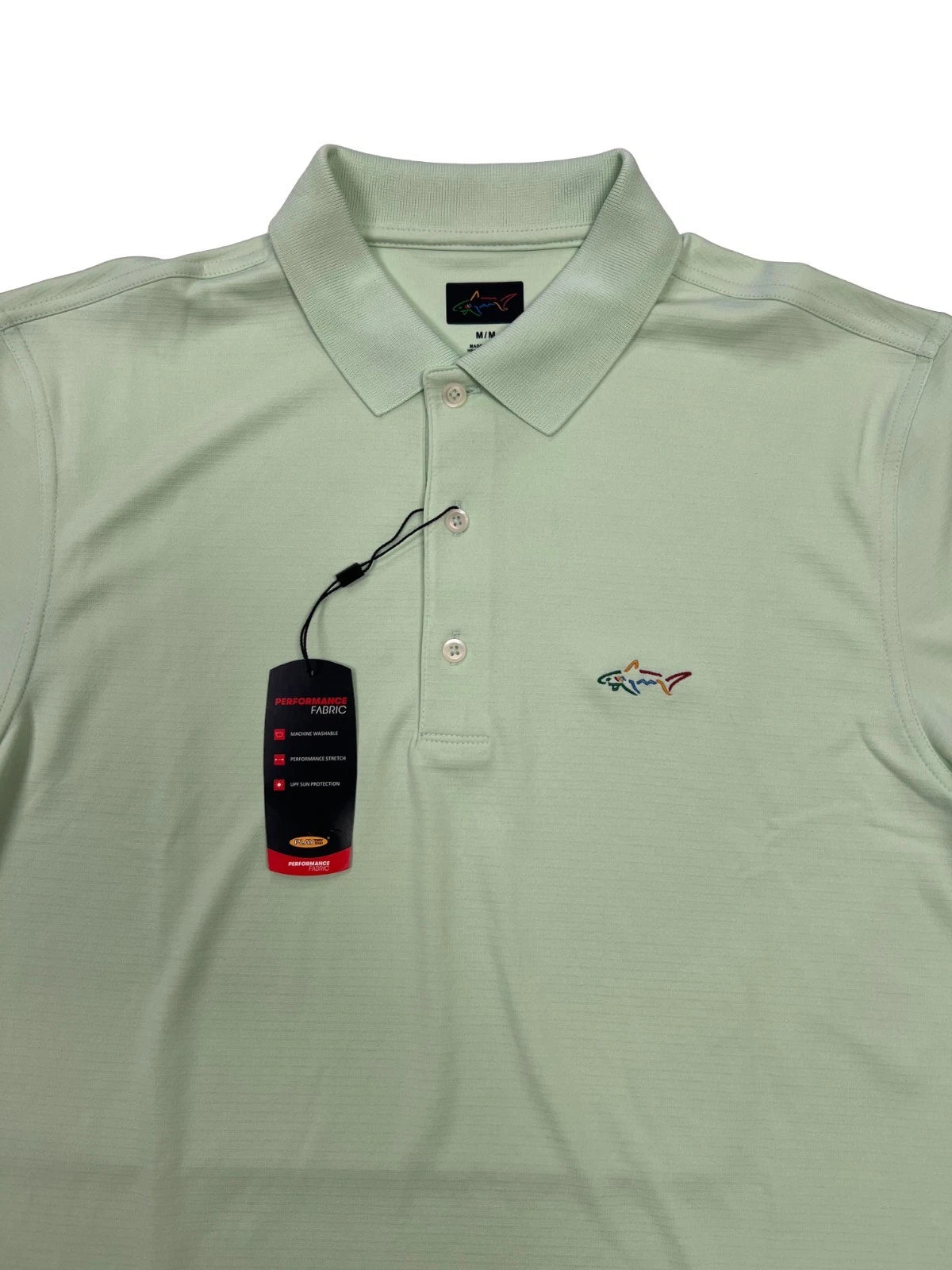 Greg Norman Men's Coral Cove T-Shirt - Polo Play Dry UPF Performance Tee (S19)
