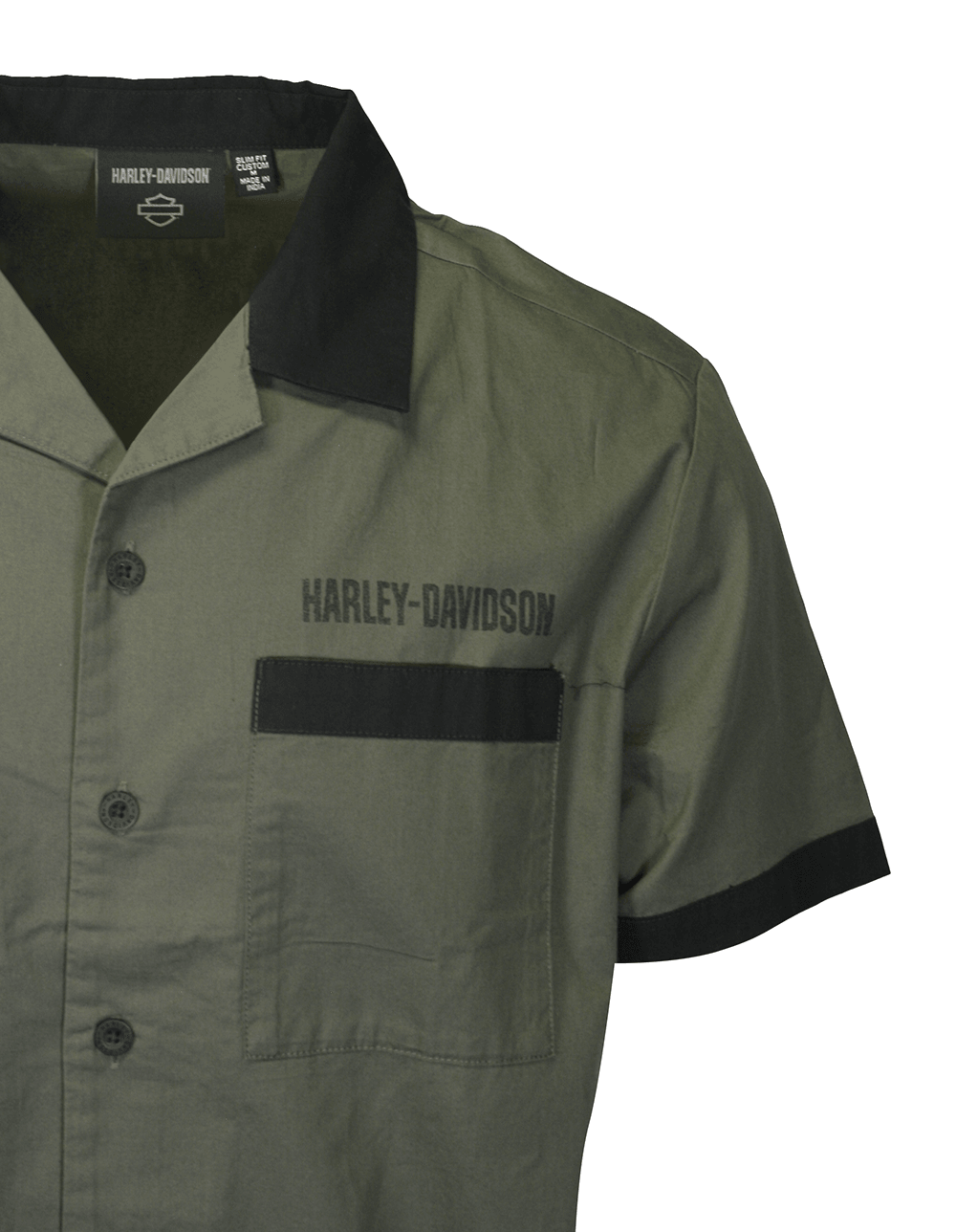 HD Branded Men's Shirt Grape Leaf Combustion S/S Woven (S53)
